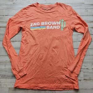 Zac Brown Band Down the Rabbit Hole Live 2019 Tour L/S Tee Women's S T-Shirt